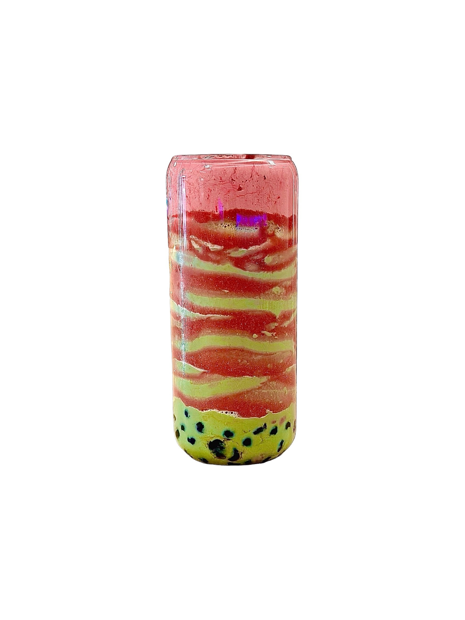Bubble tea matcha-rose