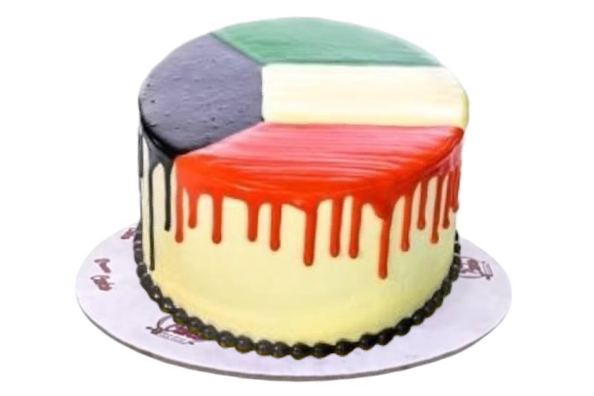 Flag Cake (8 Inches) (Serves 8-10 Person)