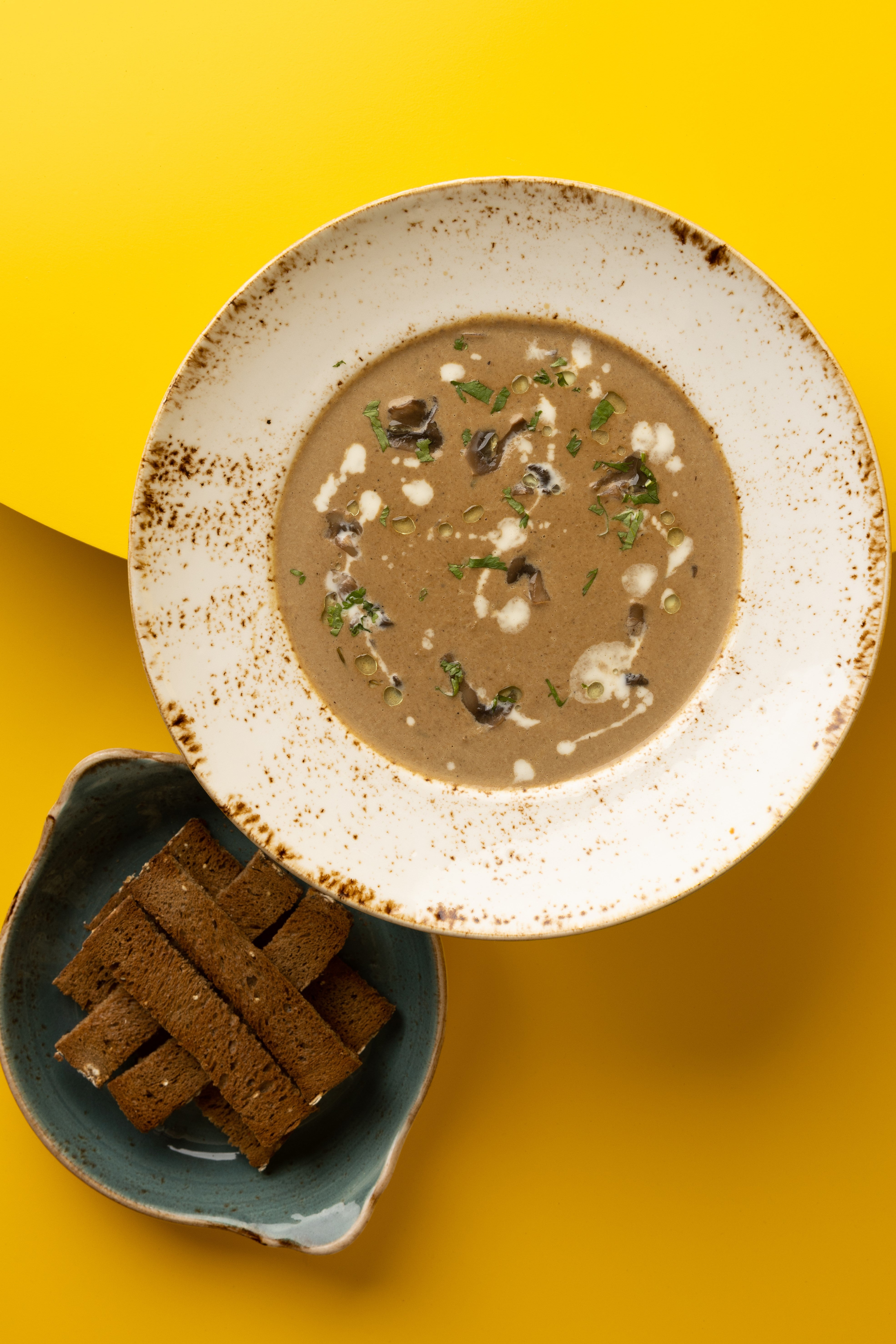 Mushroom Cappuccino Soup