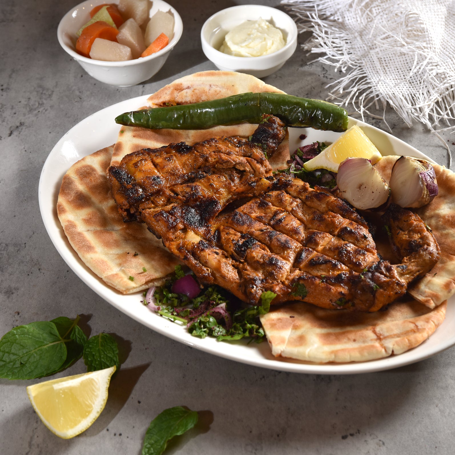 Chicken on charcol