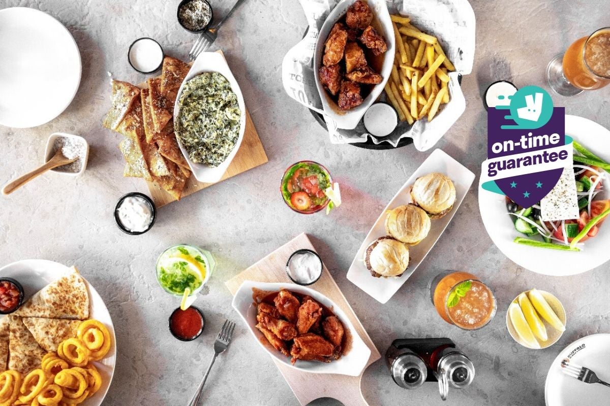 Original Wings & Rings delivery from D.I.F.C. Order with Deliveroo