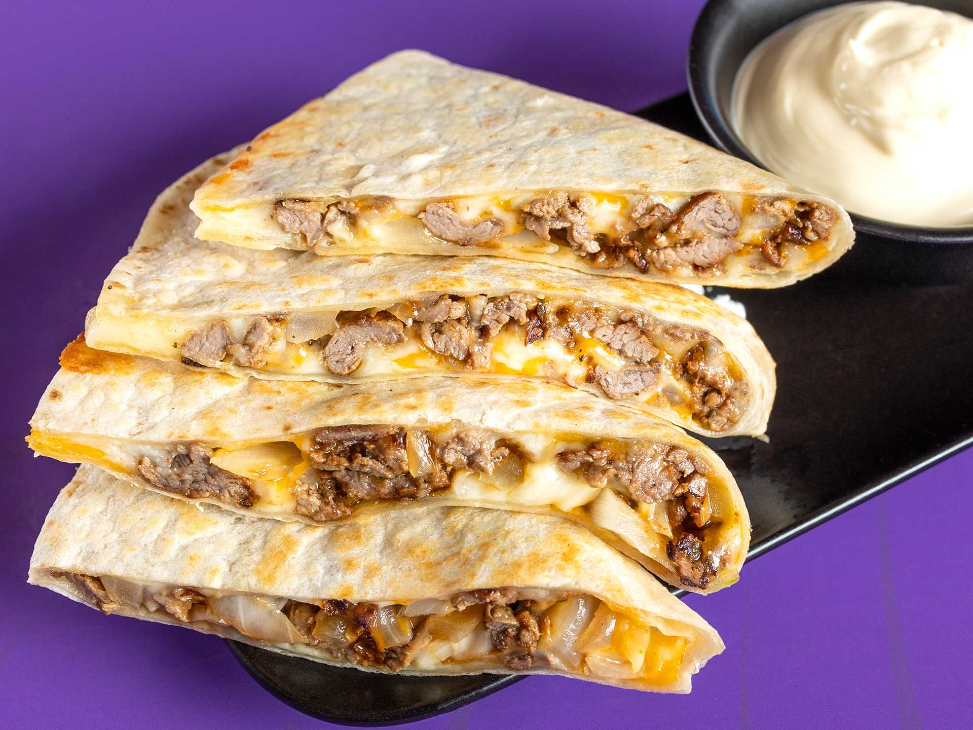Beef Shawarma Quesadilla By Shawarma Villains Adventure