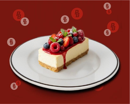 Cheesecake lingot  fruits rouges