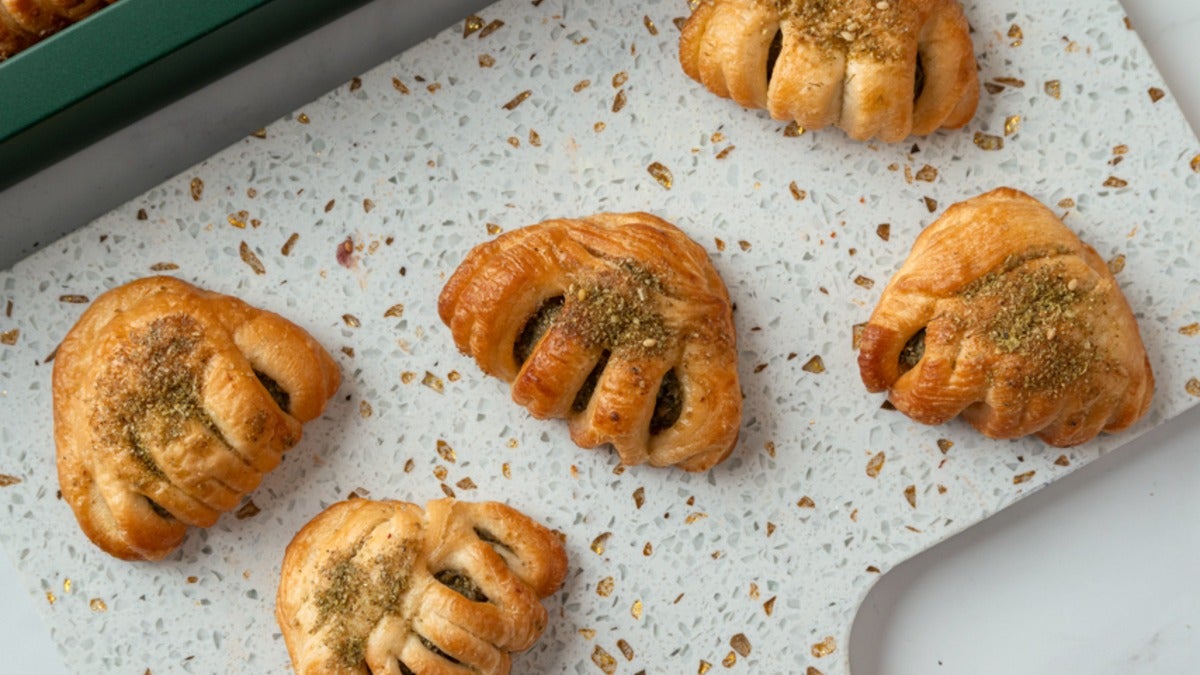 Labneh and Zaatar Danish
