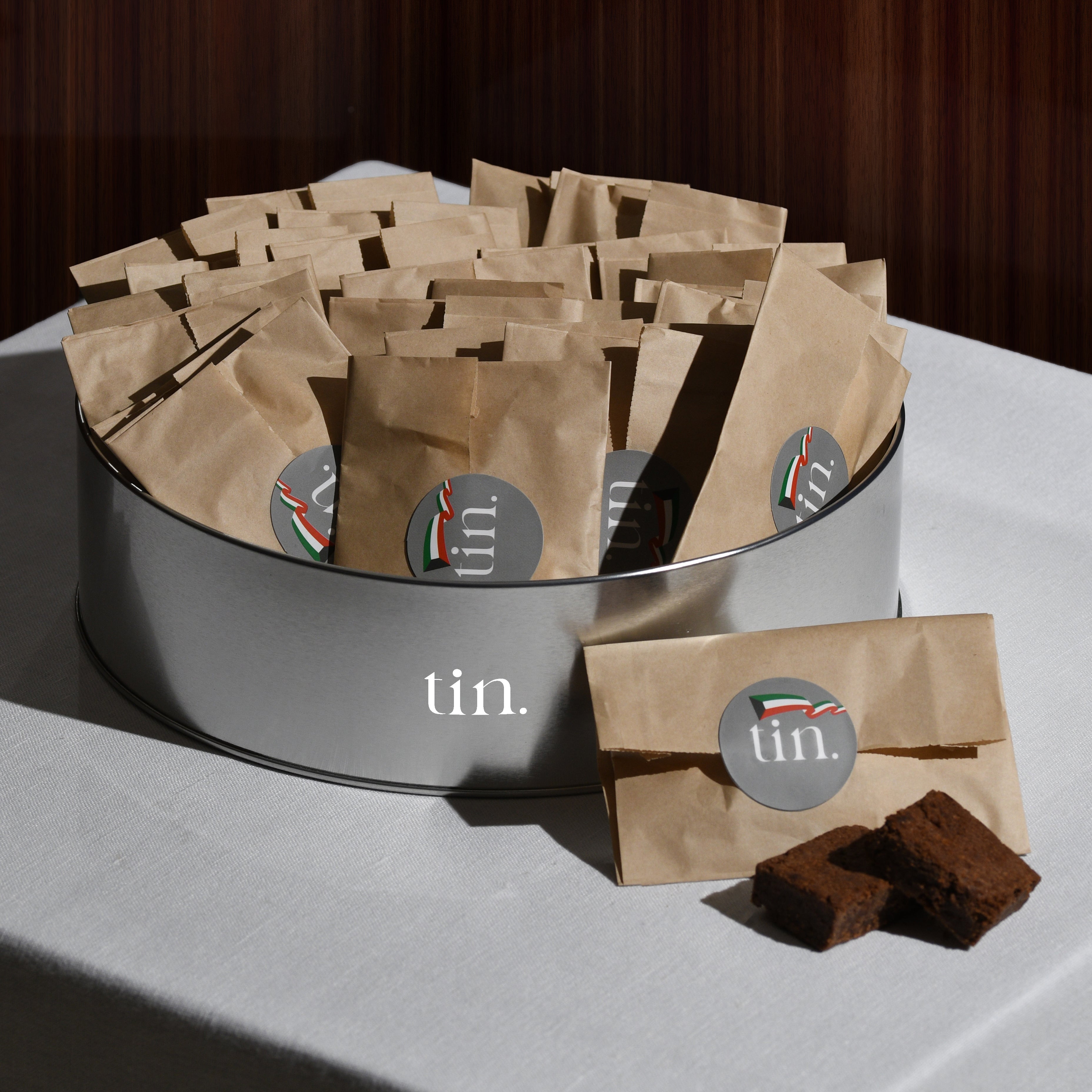 National day giveaway chocolate brownies