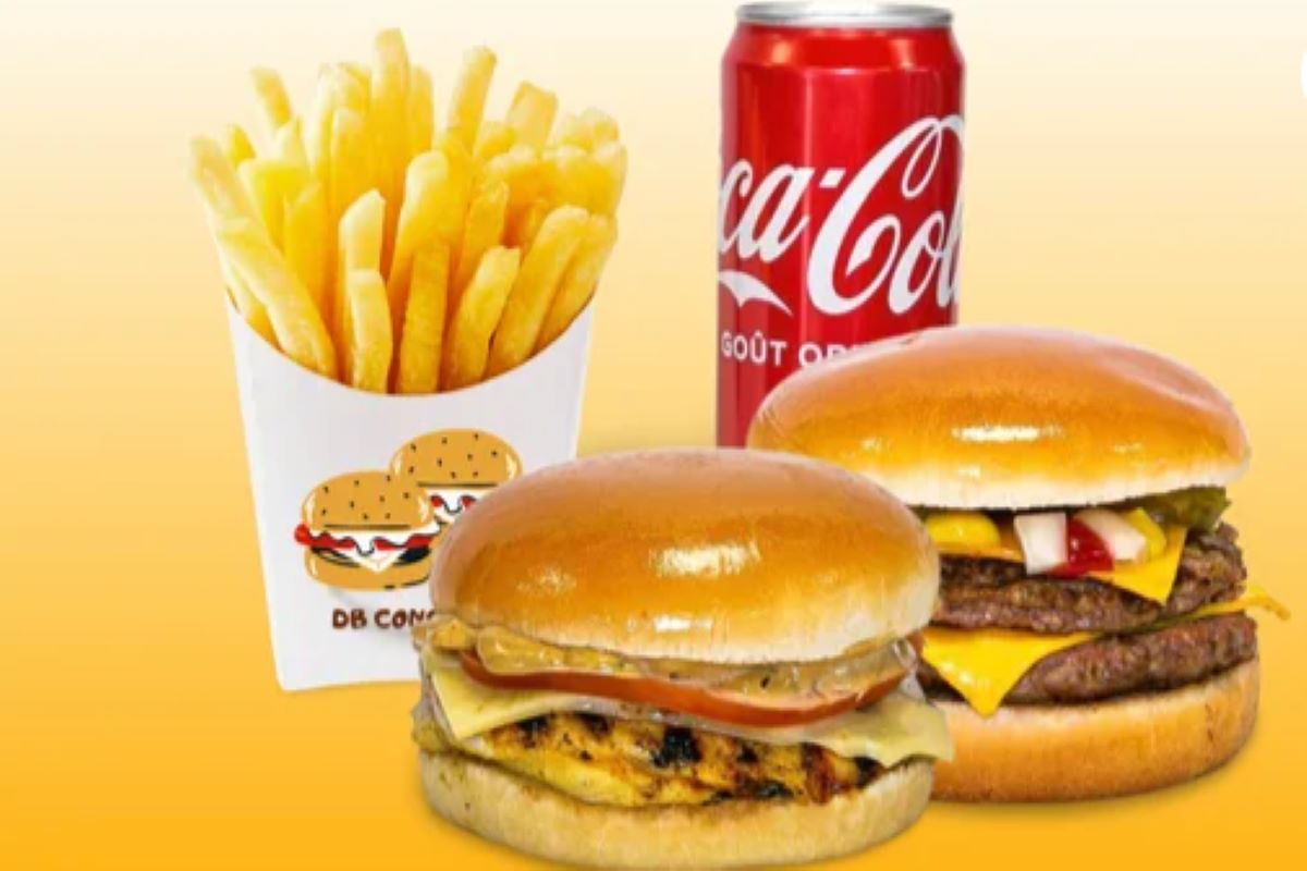 Menu DB8 - 1 Pepper-Chicken-B + 1 Doublecheeseburger