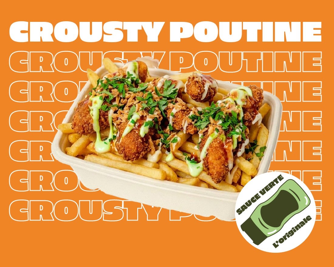 Crousty Poutine Sauce PB Verte