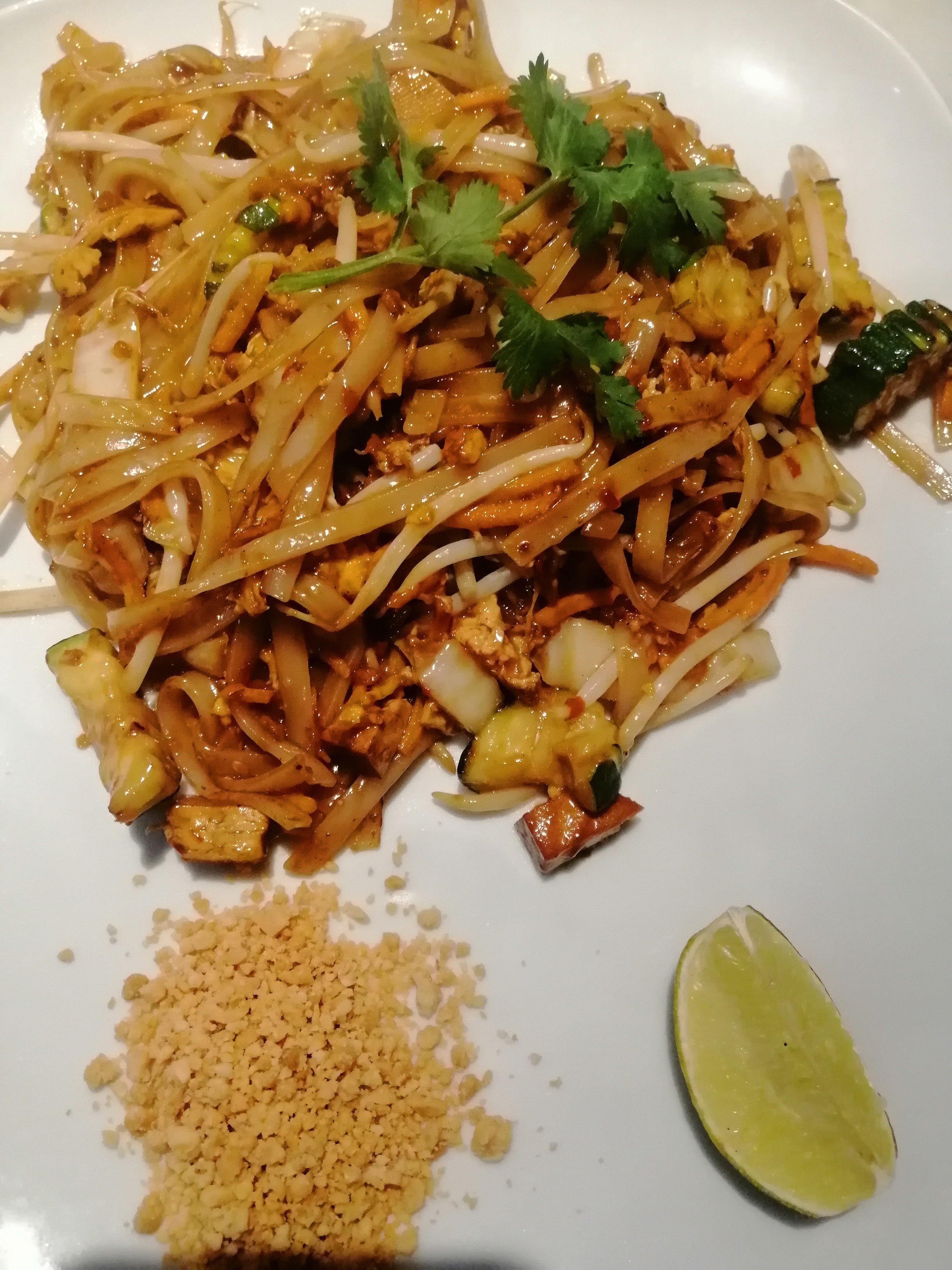 🥗 🍲 P20 Phad thaï au Tofu & légumes (Pates de riz sauté)