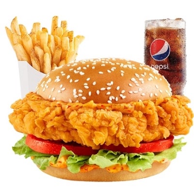 Santa Fe Chicken Fillet Sandwich Combo - Large