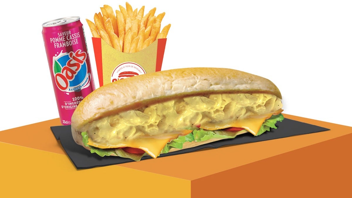 Menu sandwich Curry