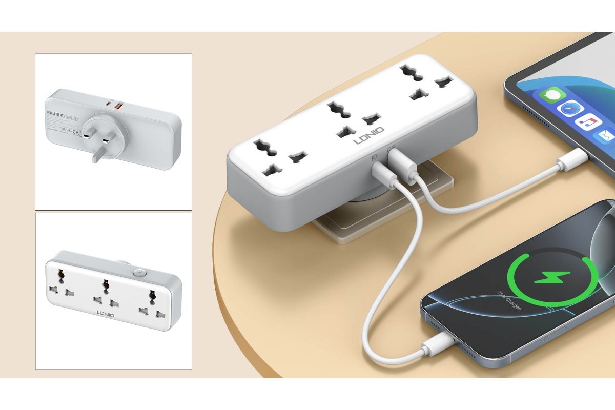 2500W Universal Outlet Rotatable Plug Power Socket By Ldnio