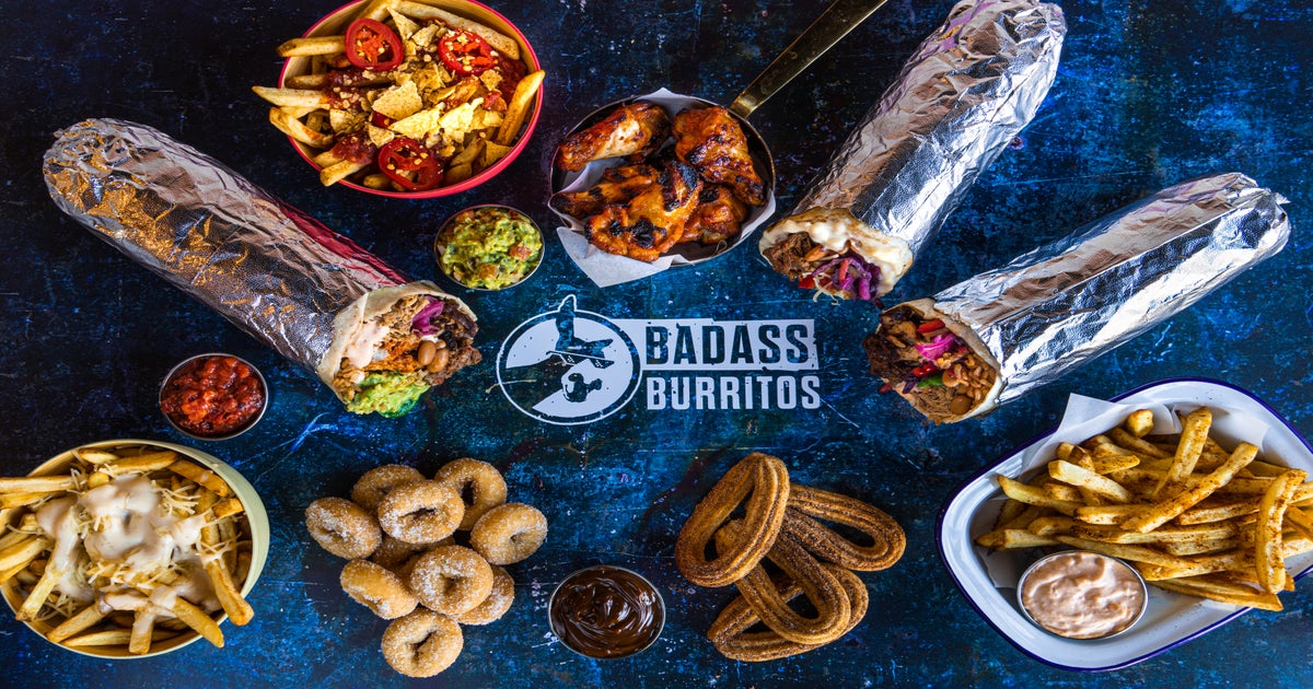 Badass Burritos Forrest Road delivery from Old Town and Canongate