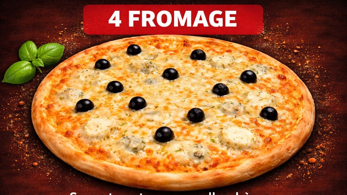 PIZZA 🍕 4 FROMAGE