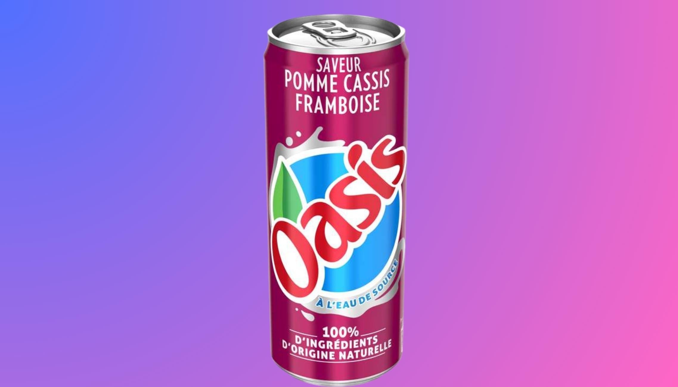 Oasis pomme cassis framboise 33cl