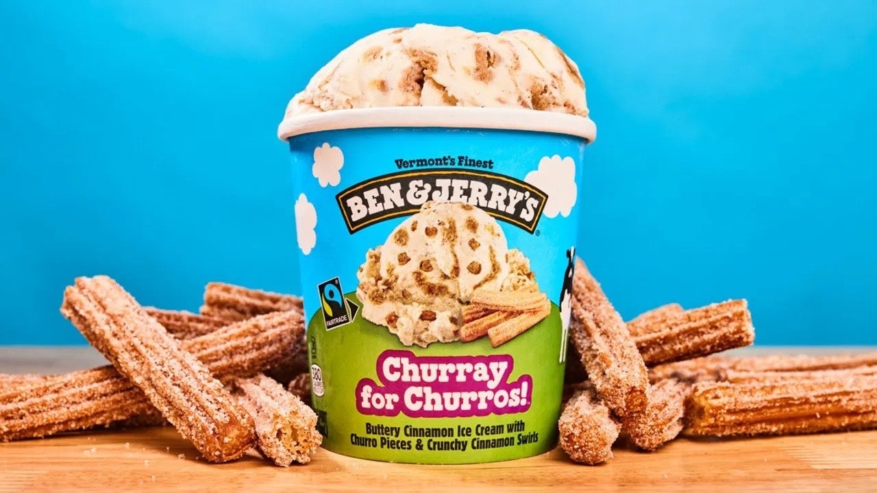 😋🍦 Ben & Jerry's Churros 465ml