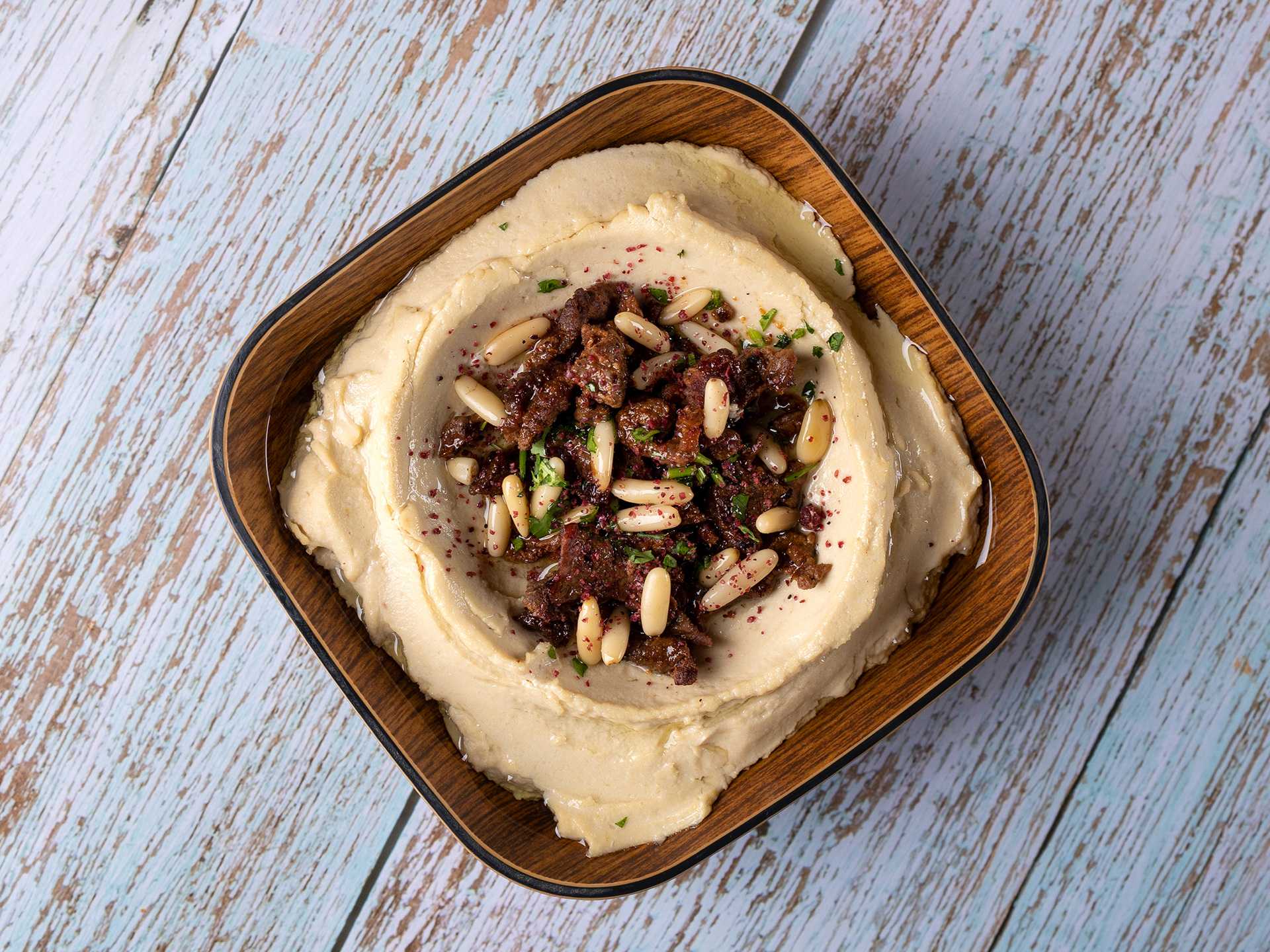 Hummus with Beef