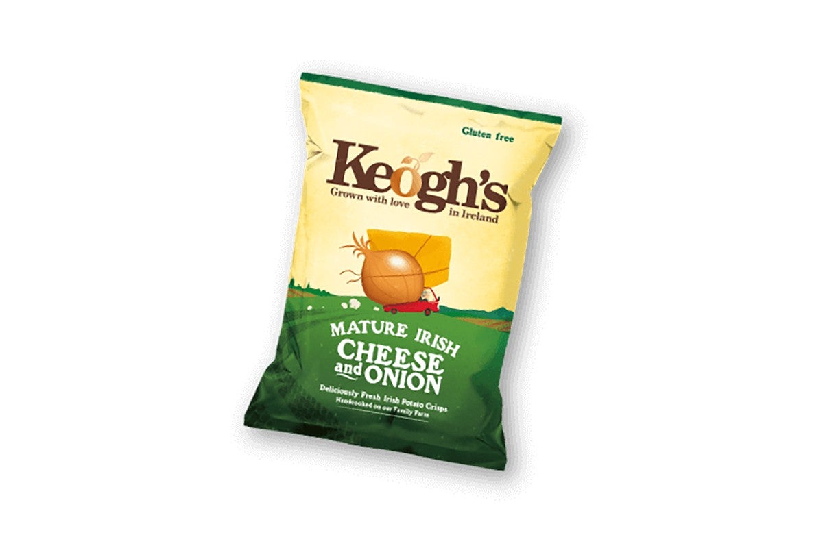 Keoghs Dubliner Irish Cheese & Onion Crisps