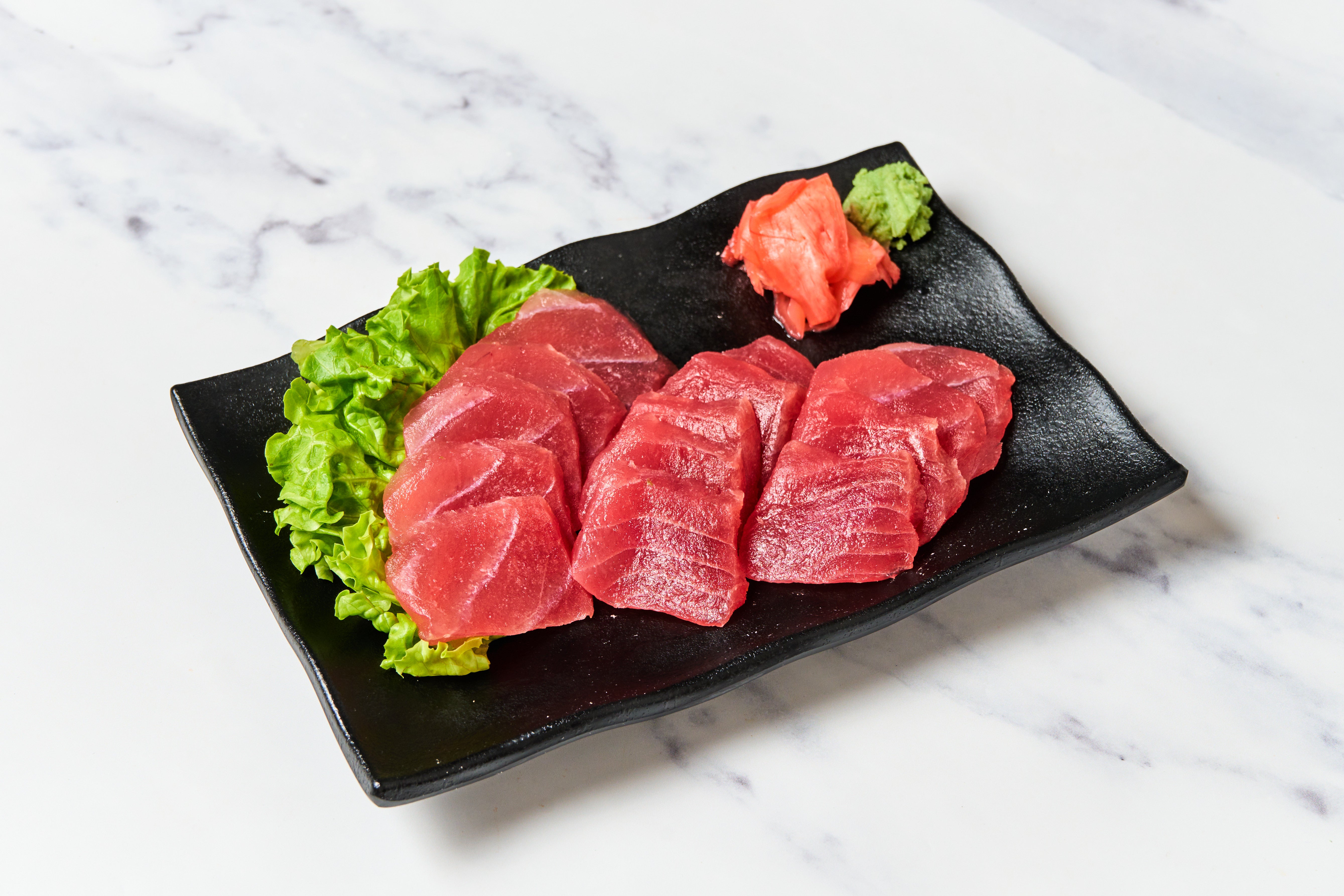Sashimi thon - 14 pièces + (riz)