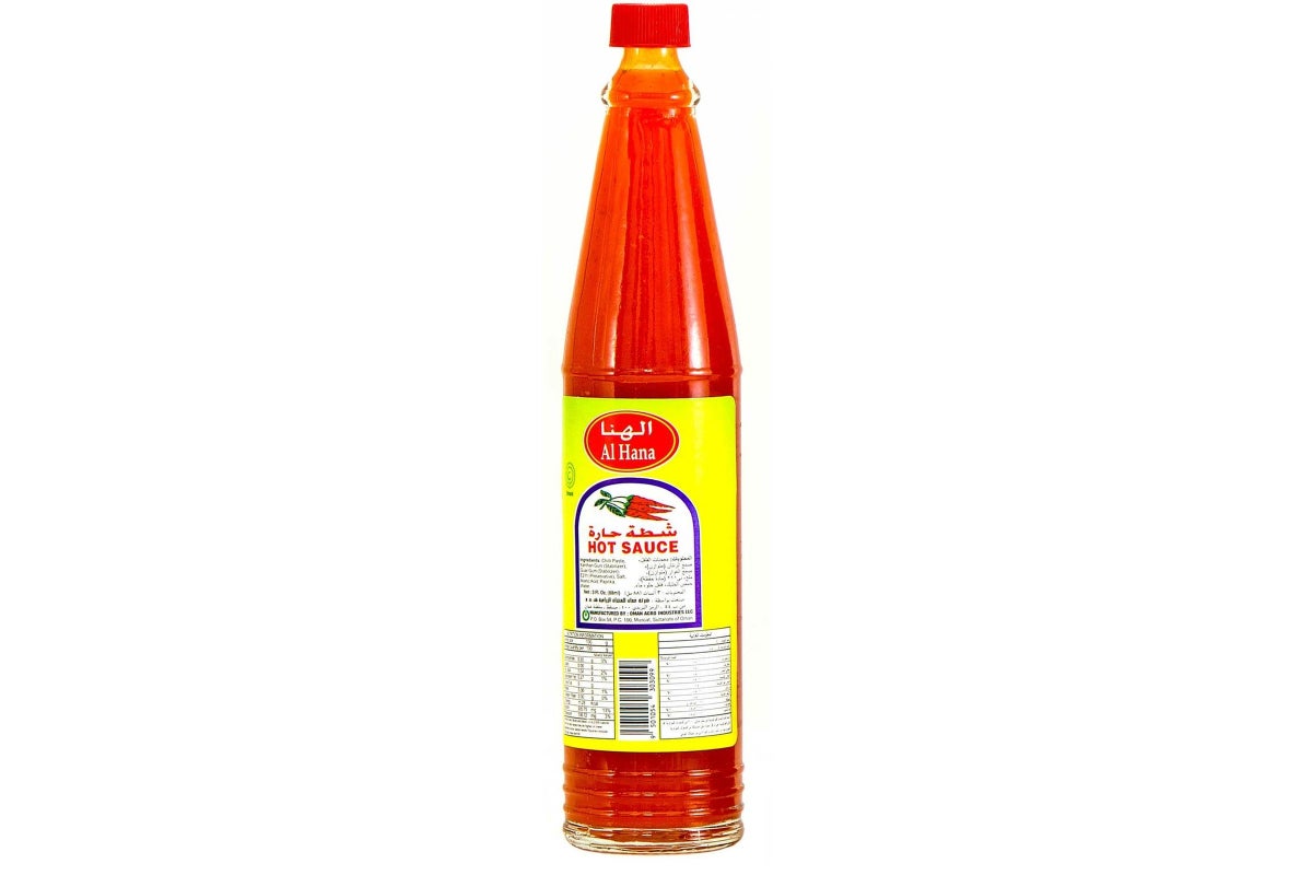 Al Hana Hot Sauce 88ml Bottle