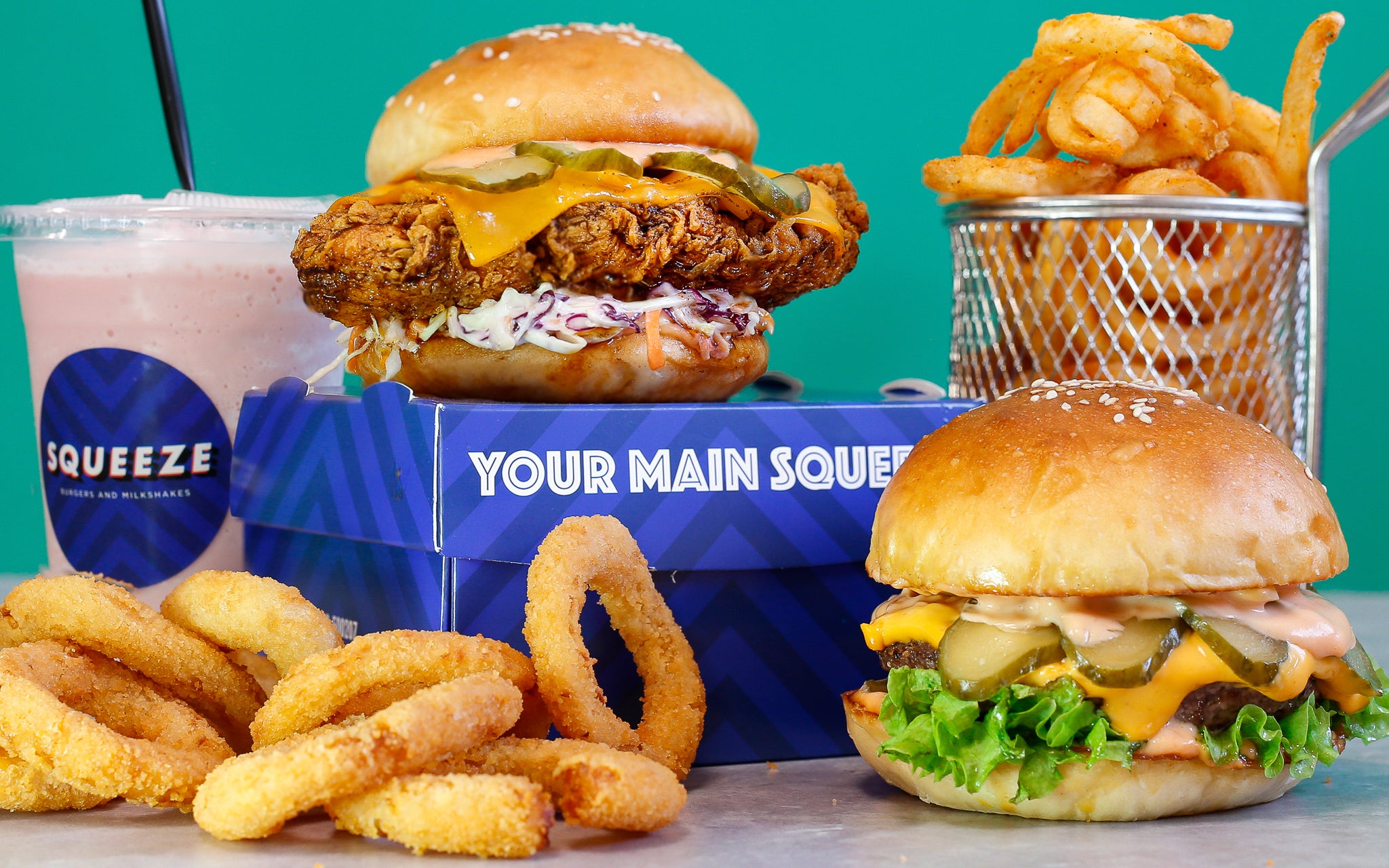 Squeeze Burgers & Milkshakes delivery from Al Quoz 1 Order with Deliveroo