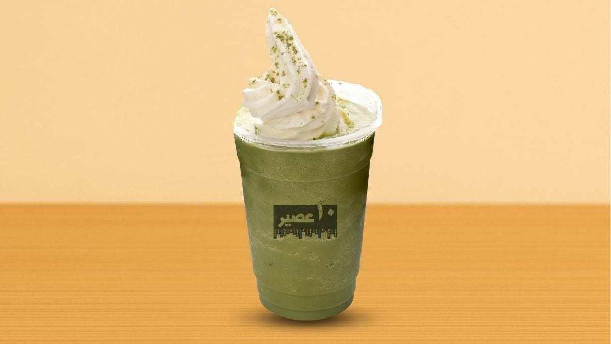 Matcha with vanilla flavor