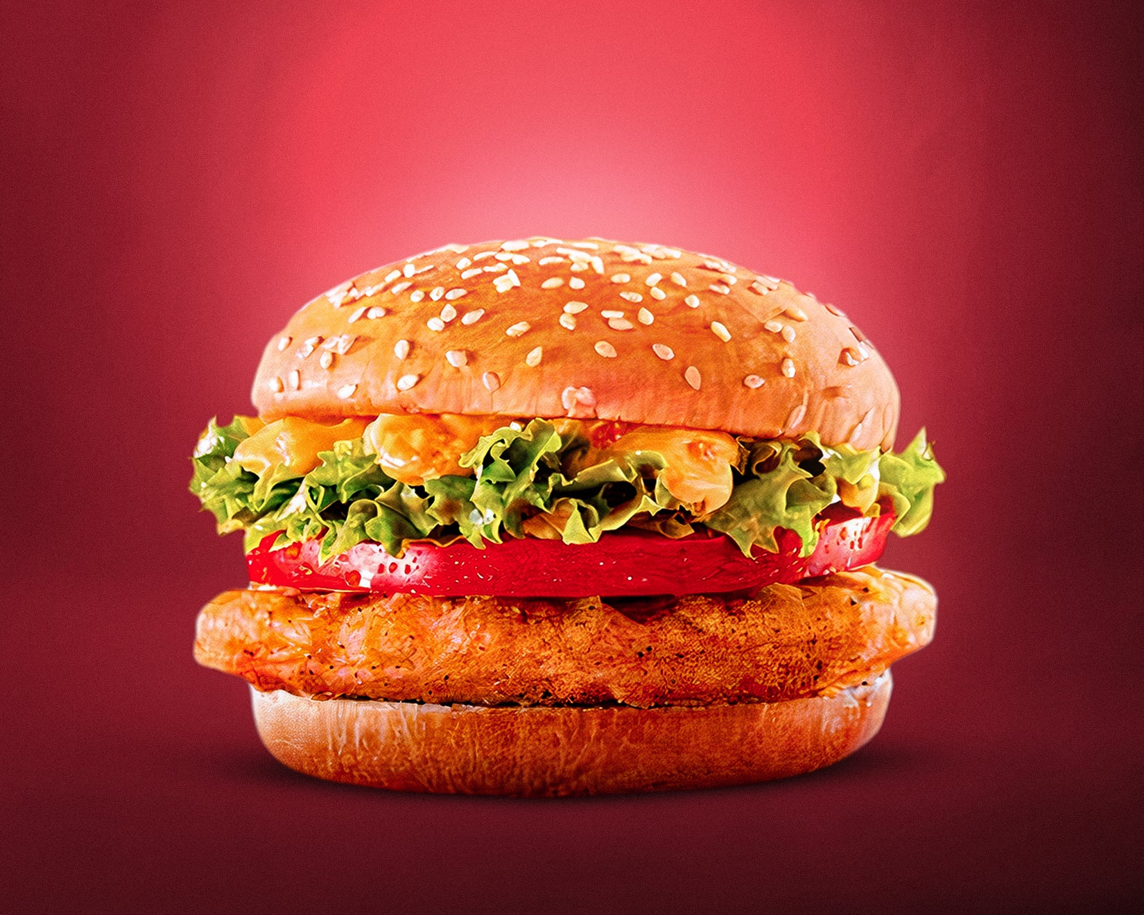 Chicken Crousty Burger 🍗