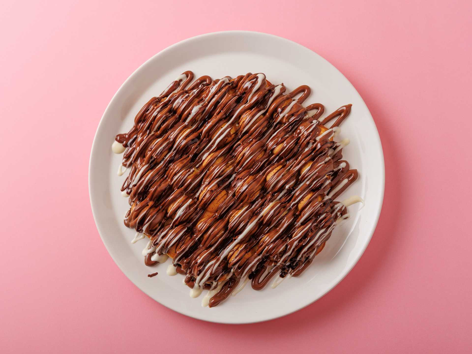 Triple Choco Bubble Waffle