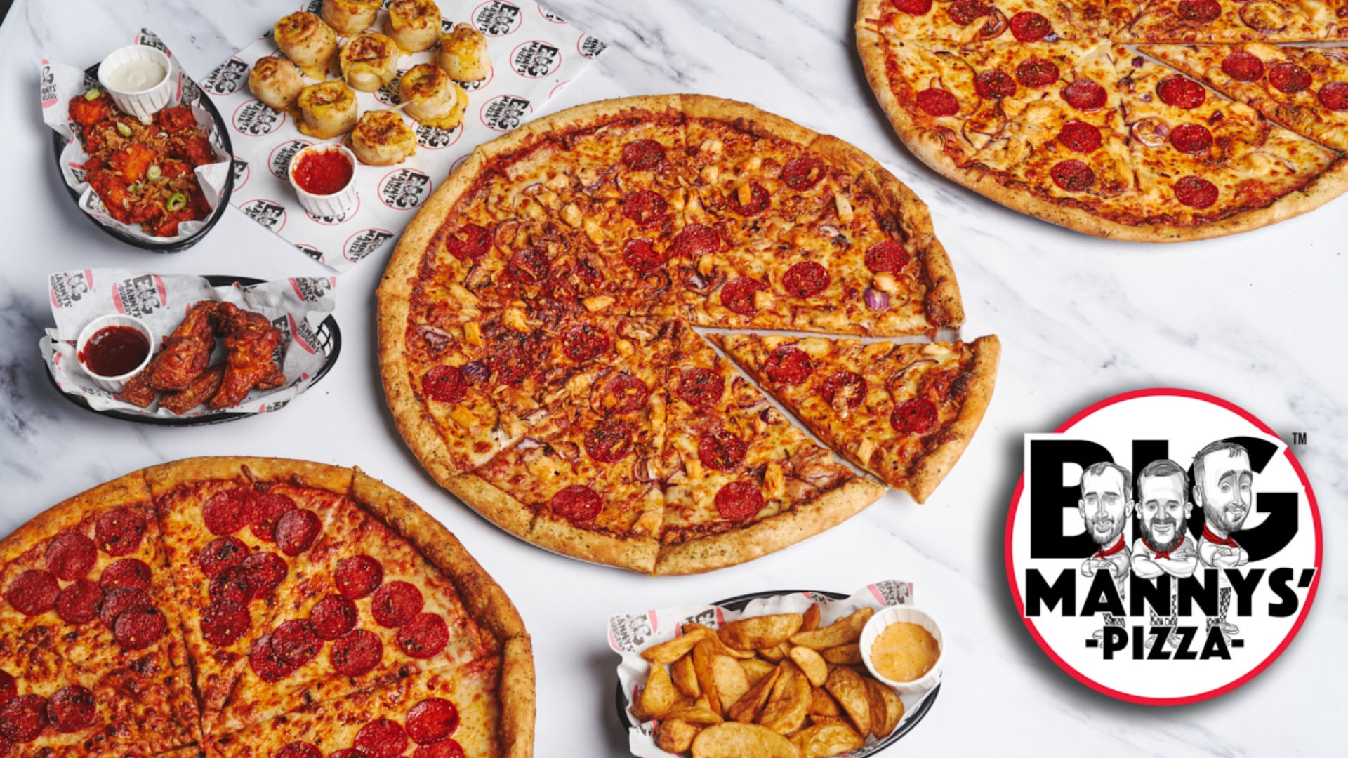 Big Mannys Pizza delivery from Ferryhill Order with Deliveroo