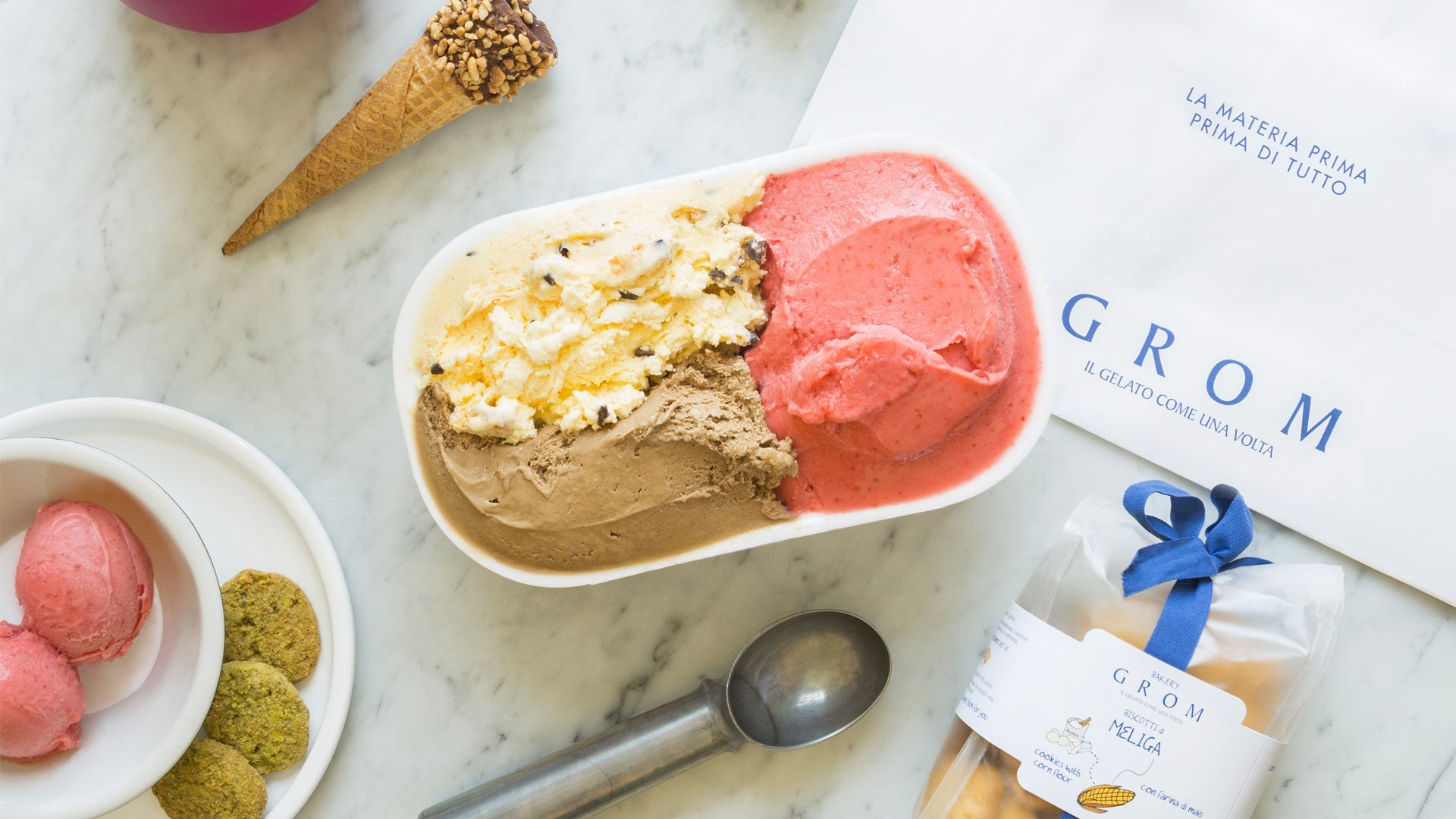 GROM Gelato delivery from Mayfair Order with Deliveroo