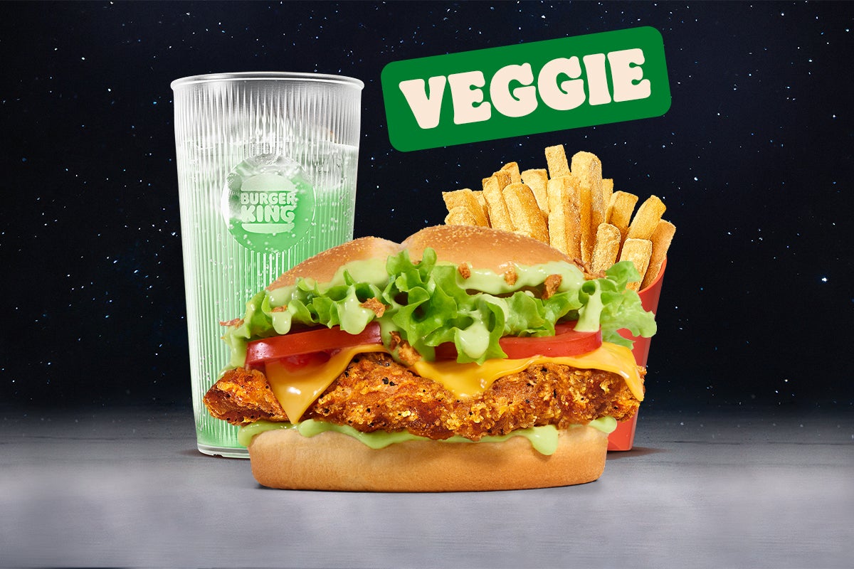 Menu Galactique Grogu Veggie Burger