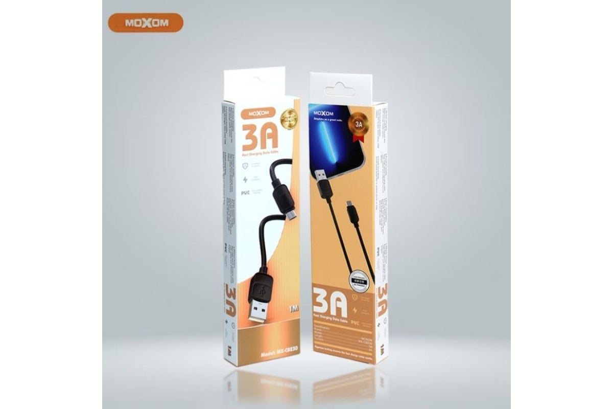 3A PVC Fast Data Cable-micro By Moxom