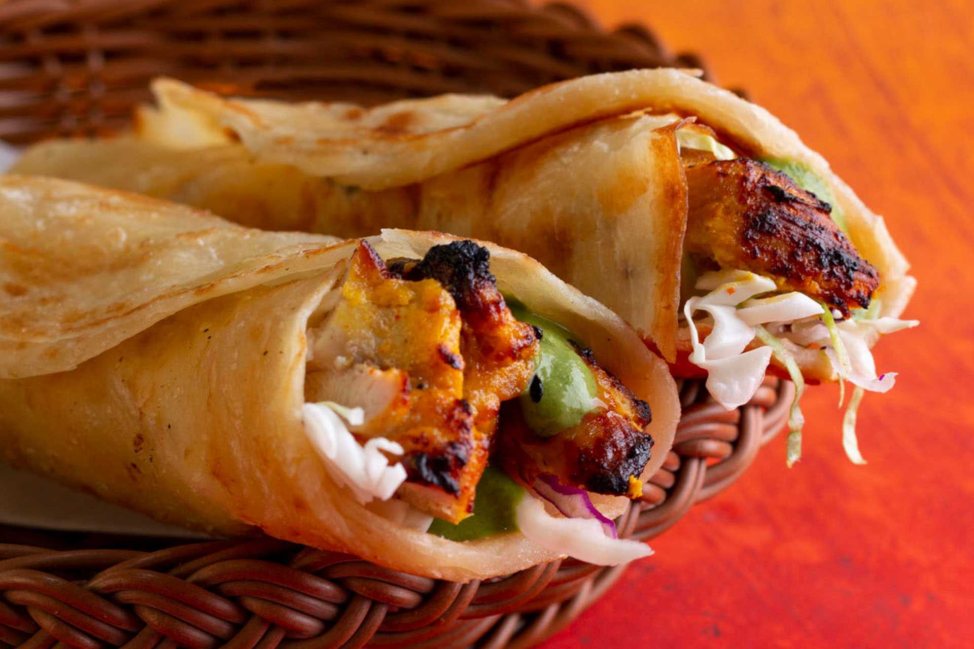 Achari Chicken Tikka Chapati