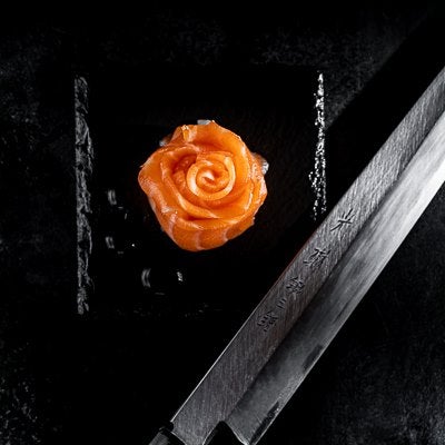 Salmon Sashimi Flower