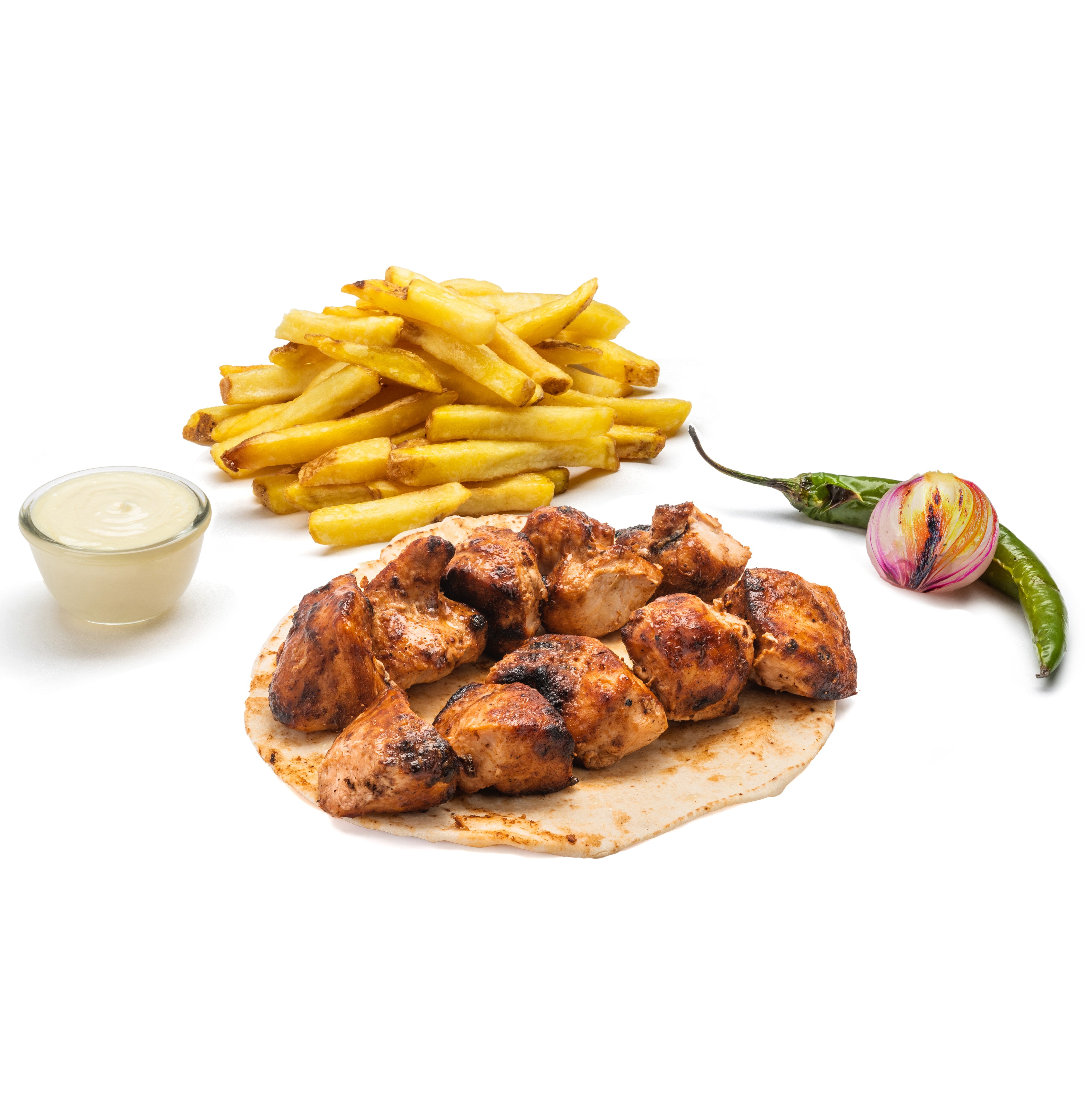 Shish Tawook Plate