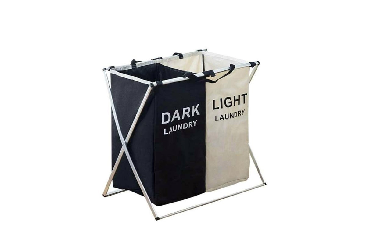 Two-Grid Laundry Baskets by Taw9eel Essentials