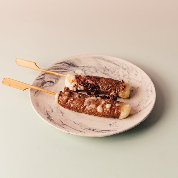 Brochette boeuf fromage