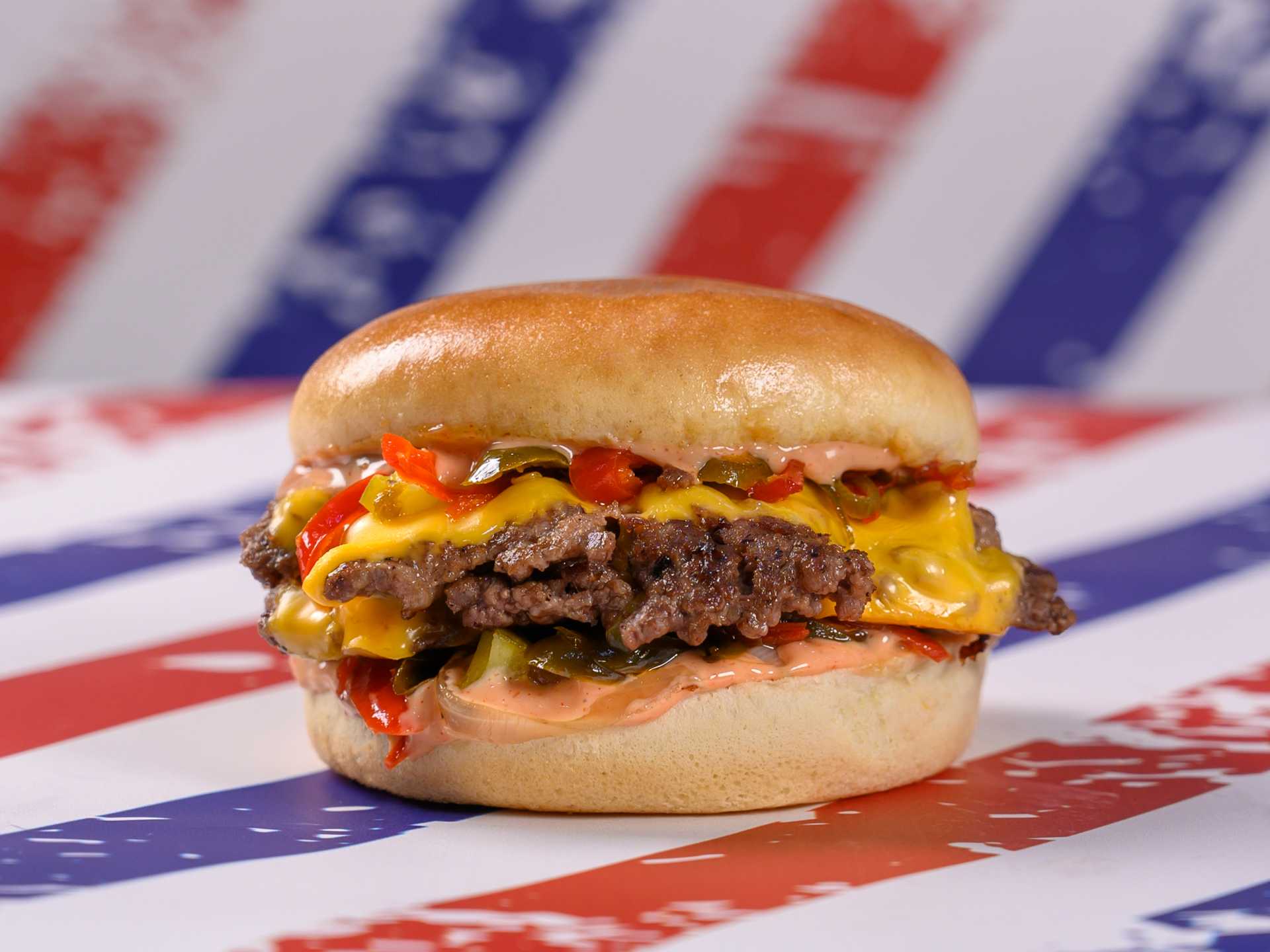 Spicy Chilli Cheeseburger