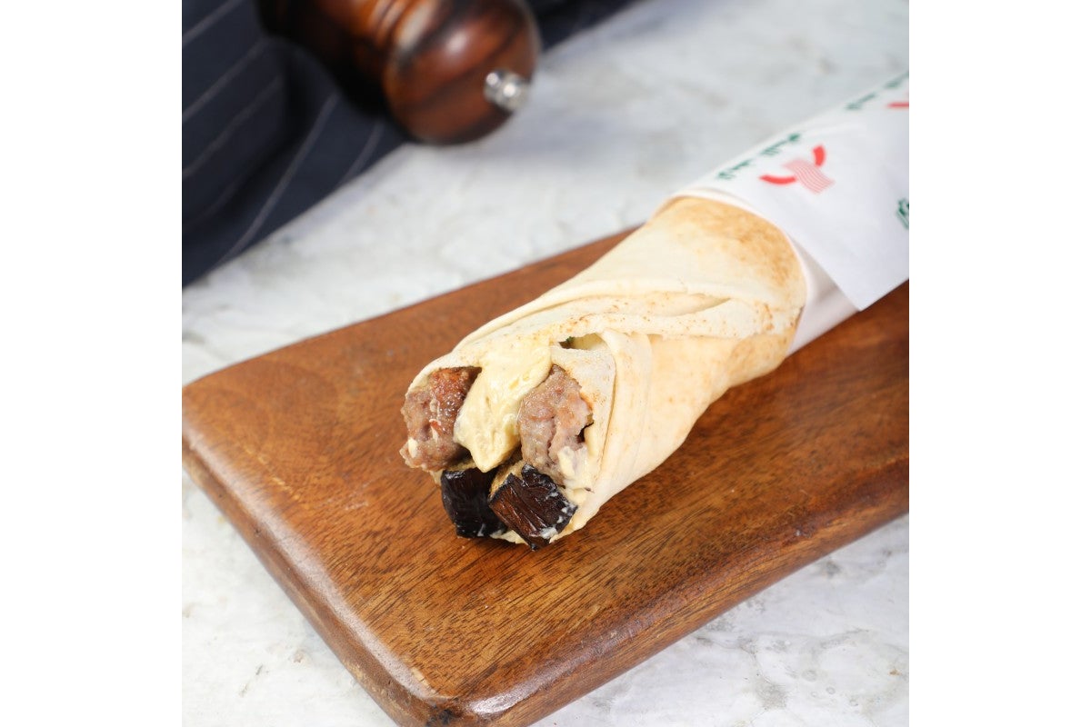Kabab With Eggplant Sandwich