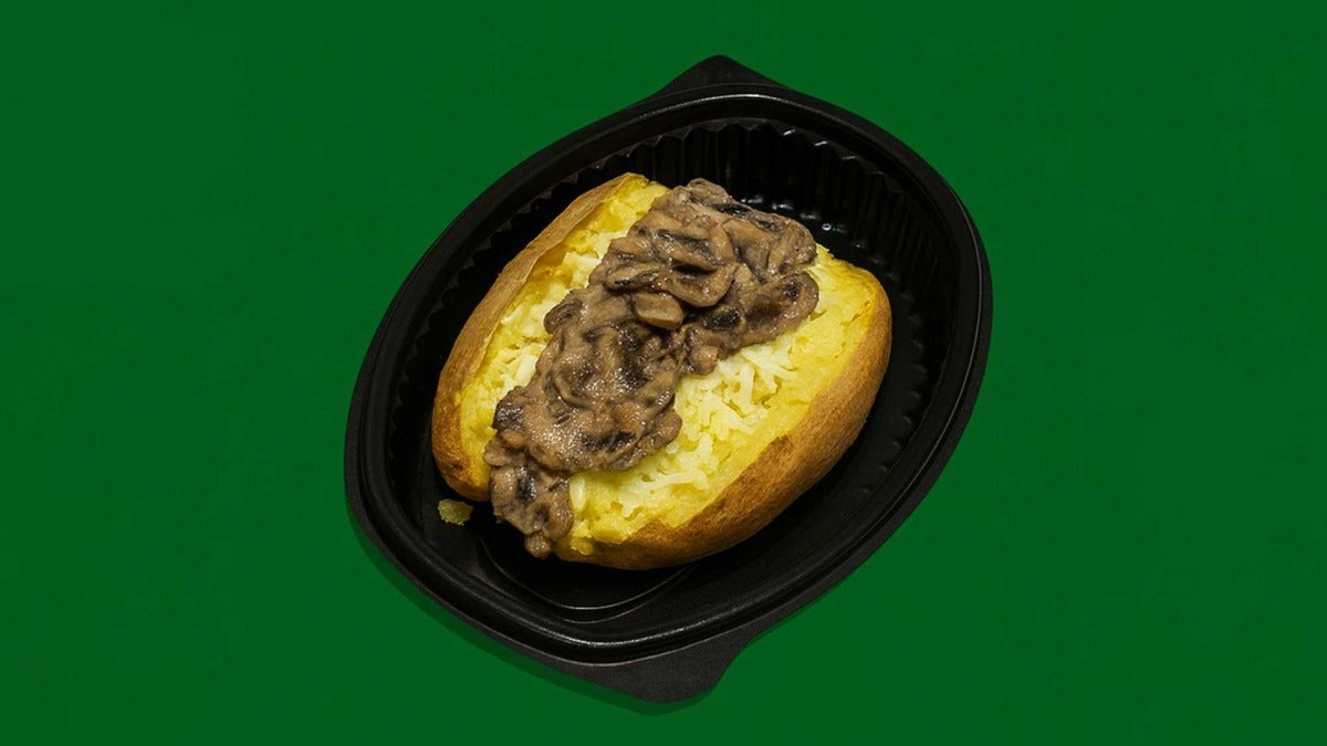 Mushroom Baked Potato