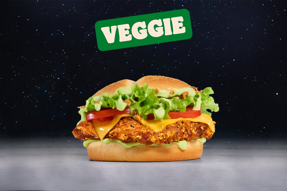 Grogu Veggie Burger
