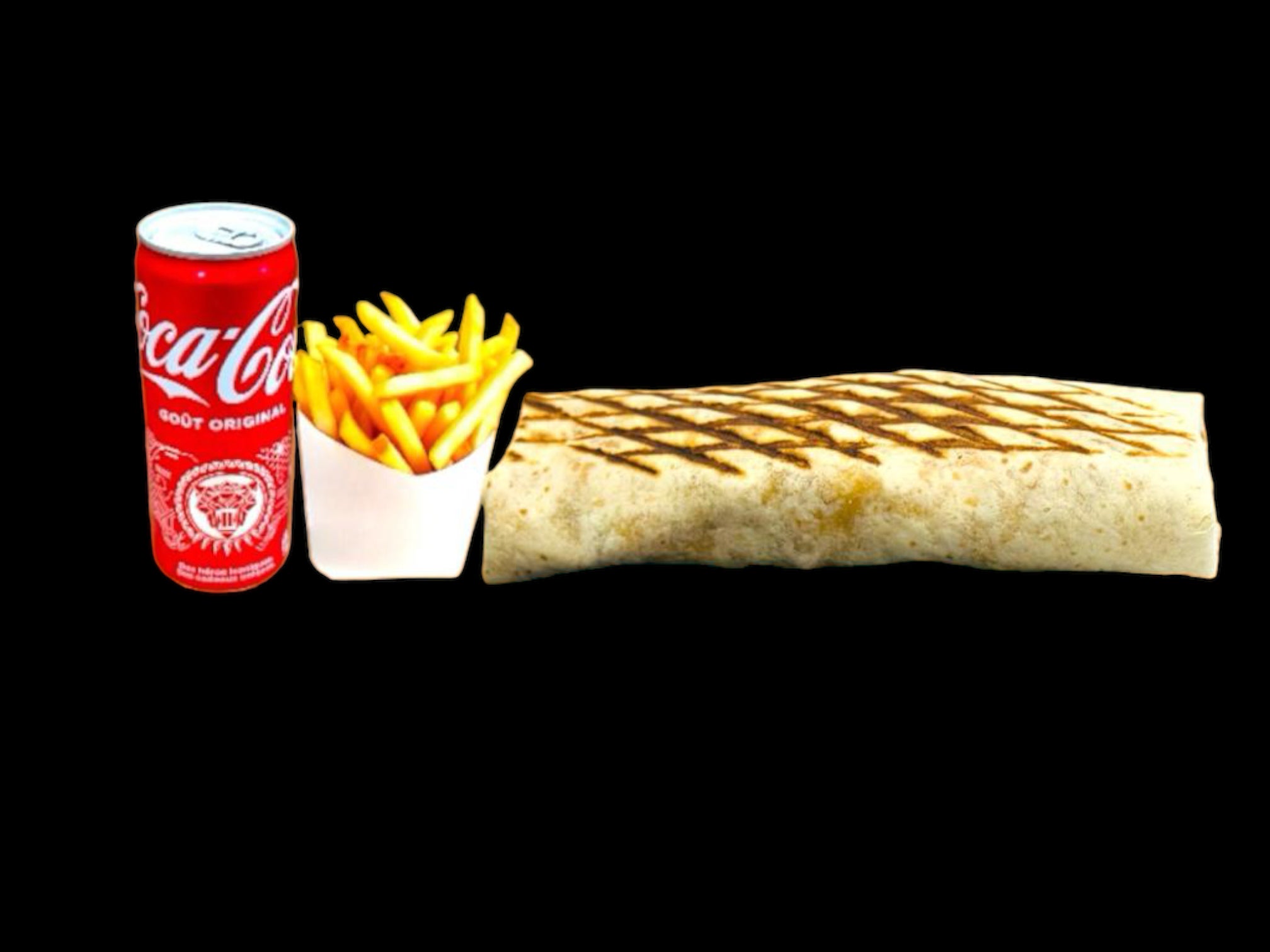 Menu galette kebab poulet