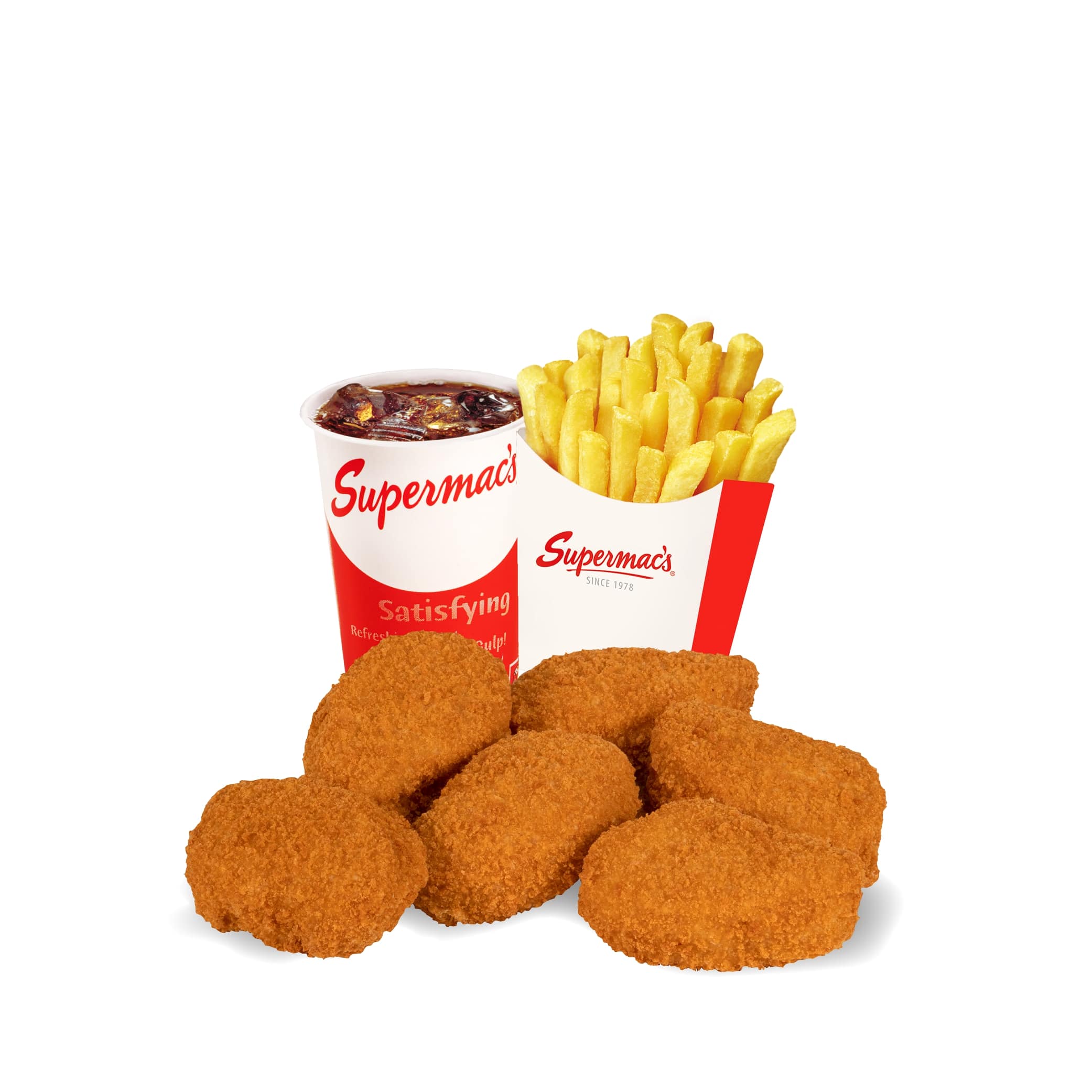 6 Chicken Nuggets Large Meal