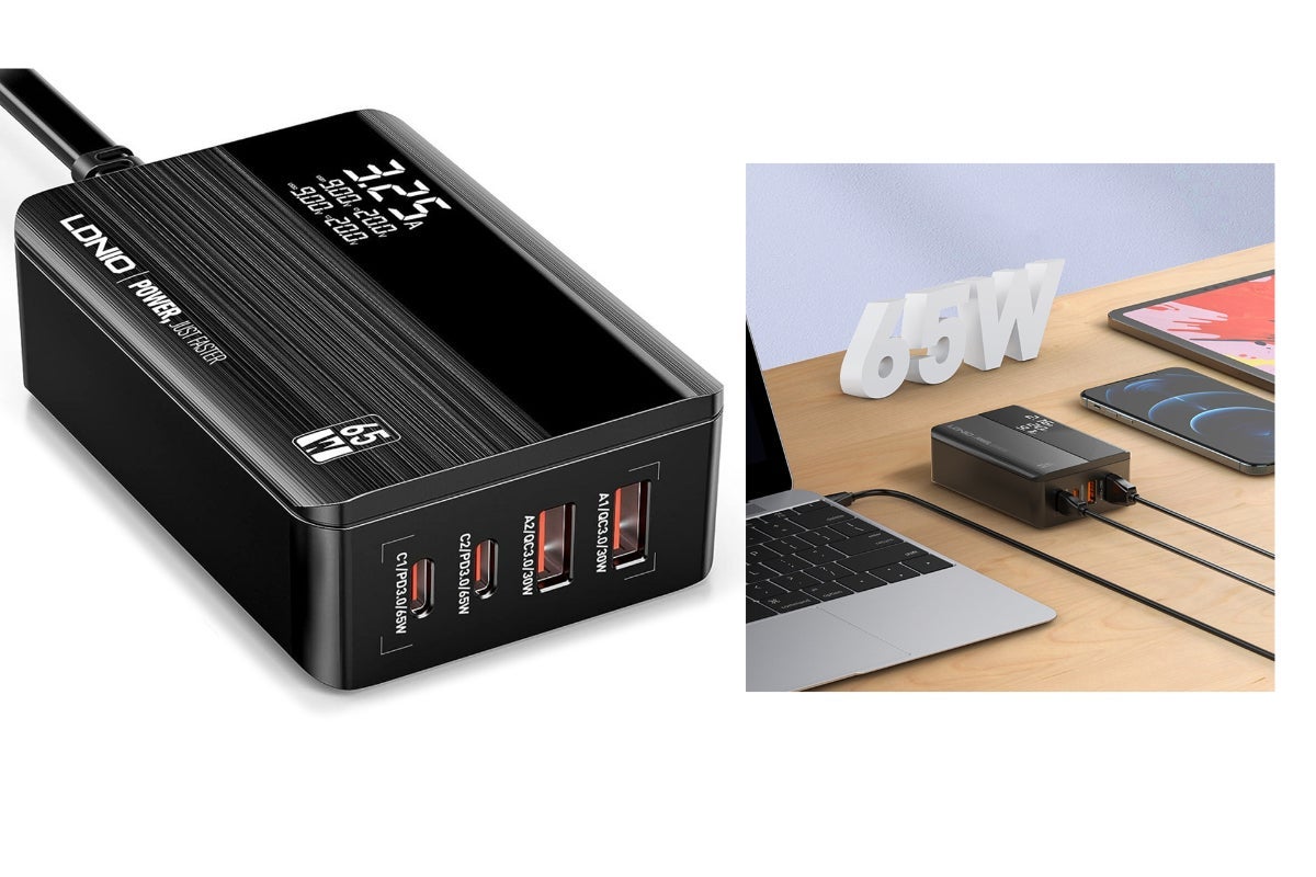 Ldnio 65W Desktop Charger - 4 Outputs