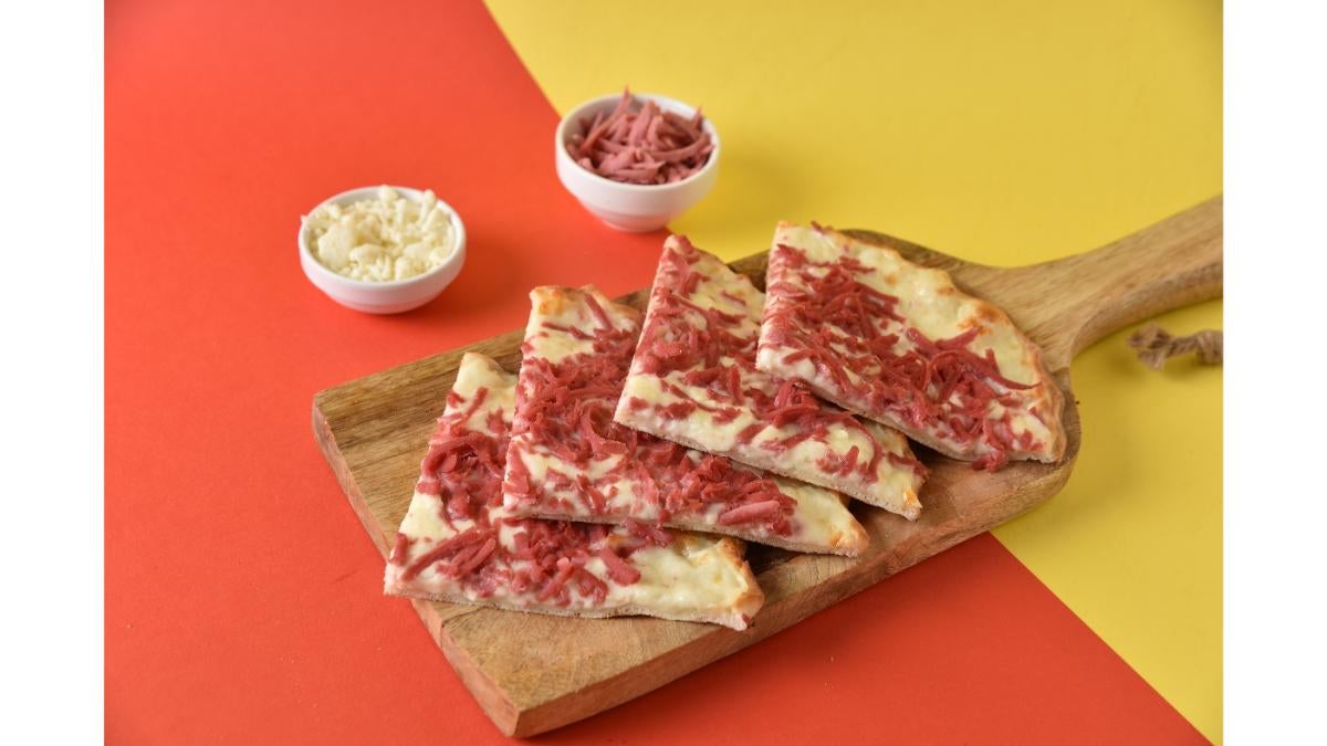 Mortadella With Cheese Manousha