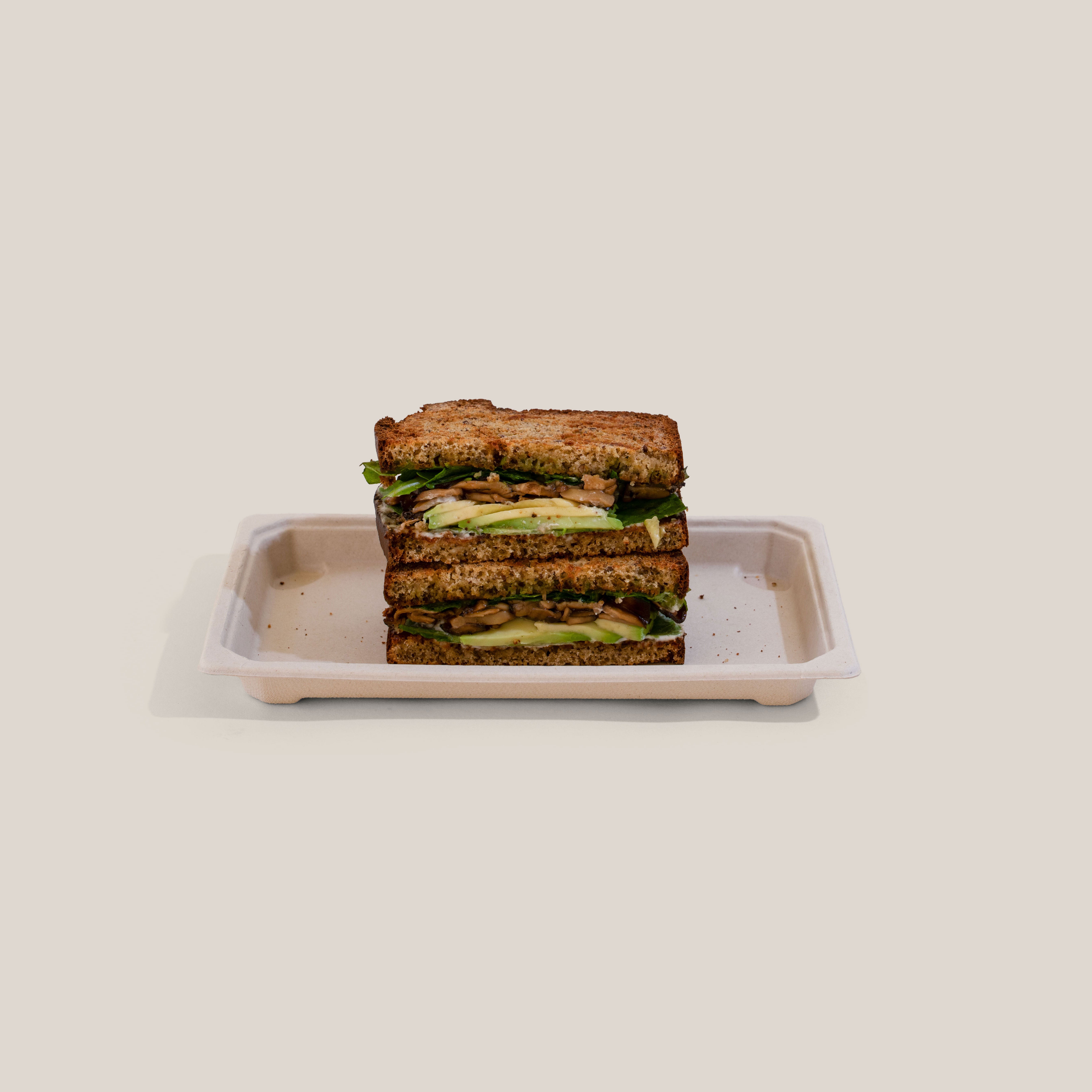 Truffle Mushroom + Greens Protein Sandwich