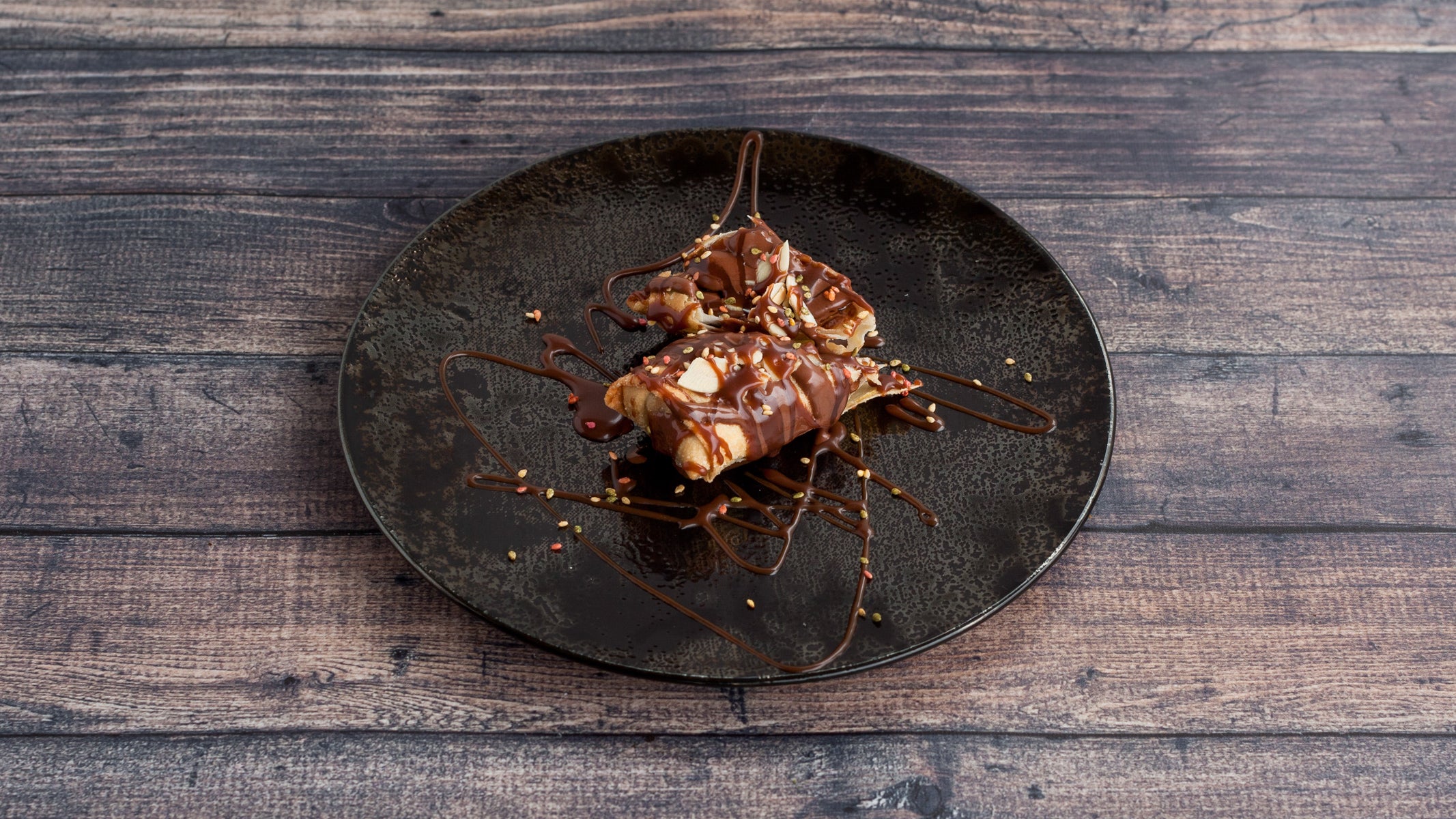 Nems banane chocolat (2 pièces)