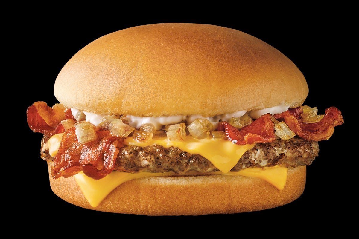 Menu bacon cheese burger(120gm steak)