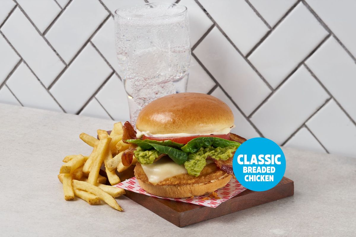 Classic Avocado Chicken Club Combo - Large