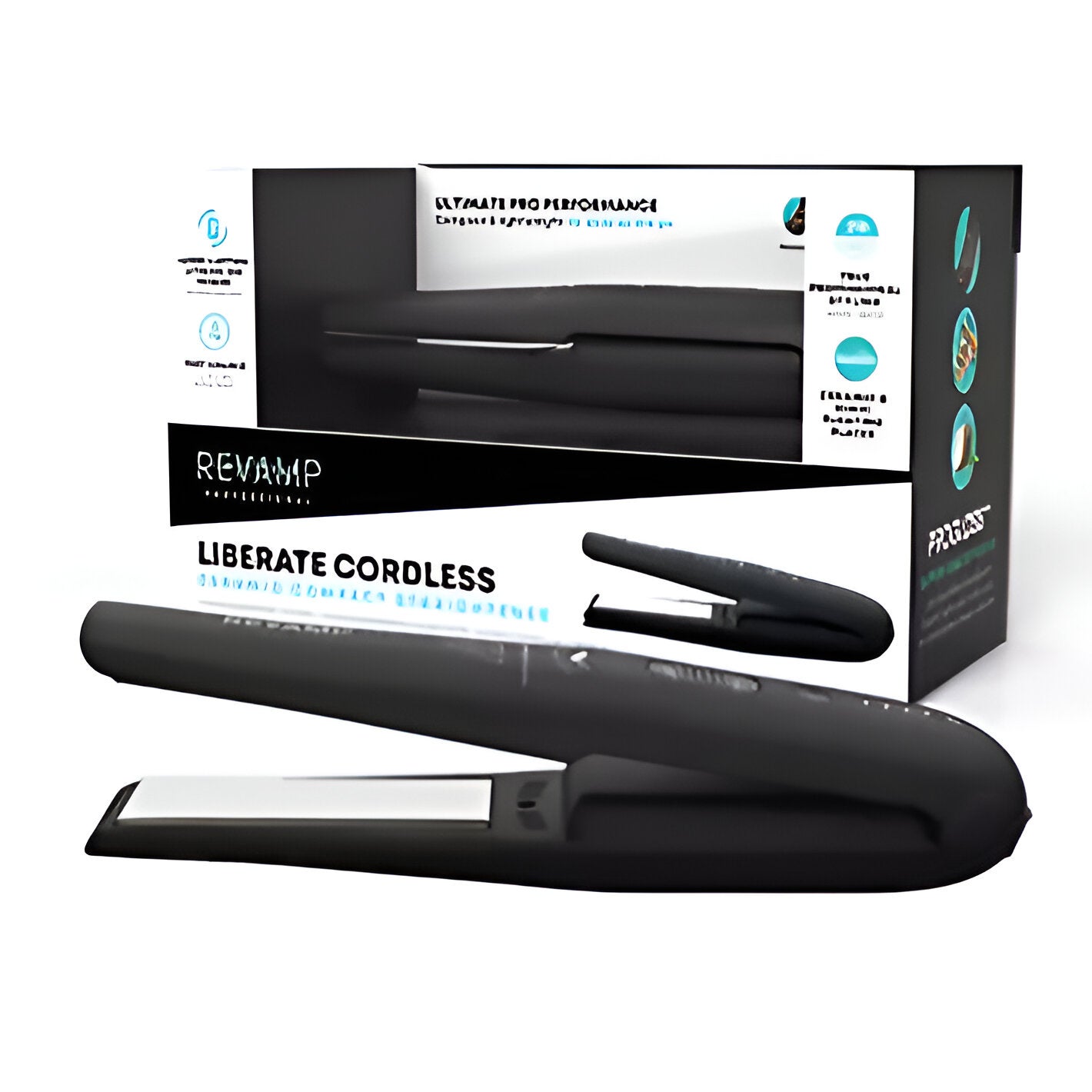 Revamp - Liberate Cordless Compact Hair - Straightener - Black ST-1700-B