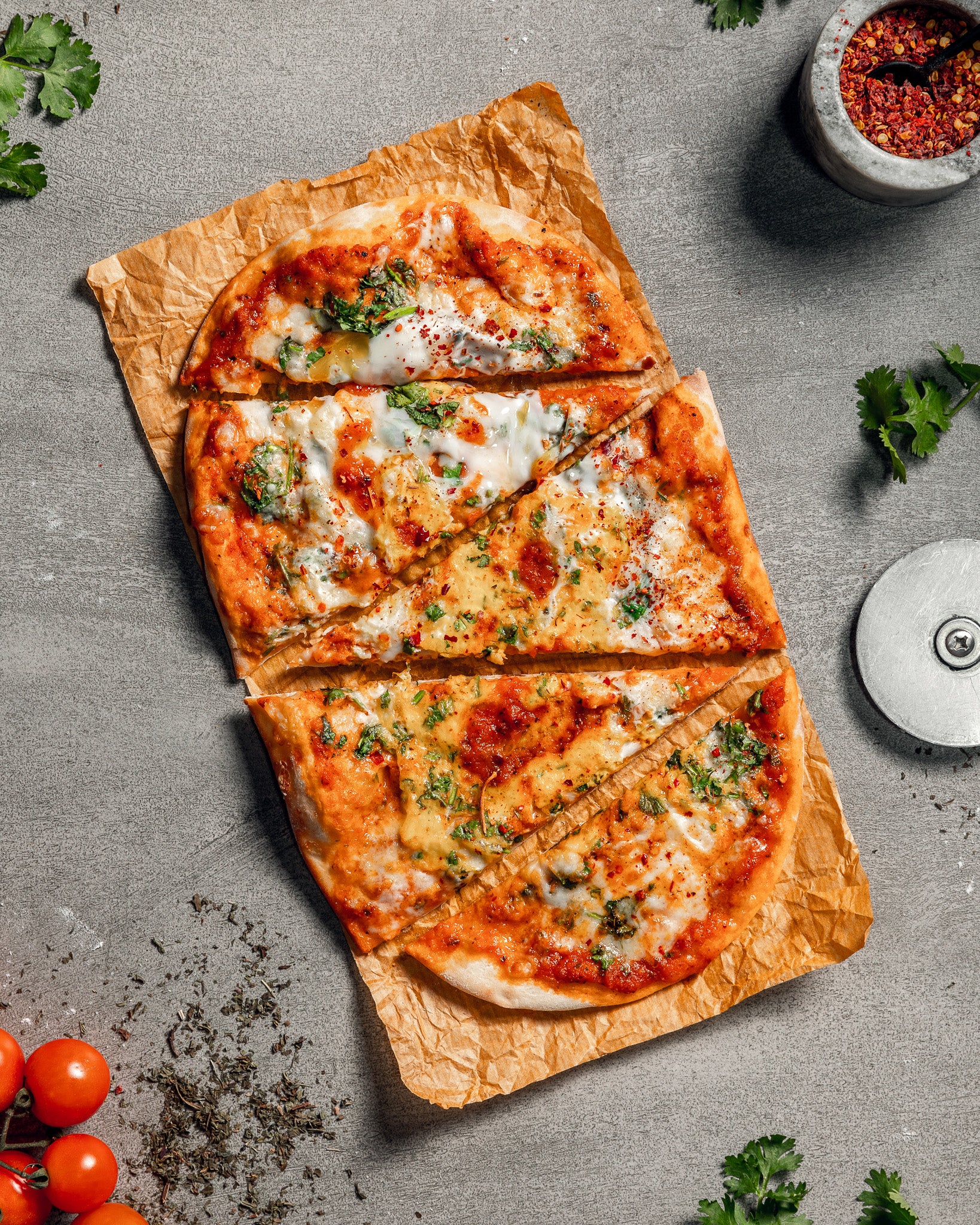 Egg Shakshooka Pizza - Regular